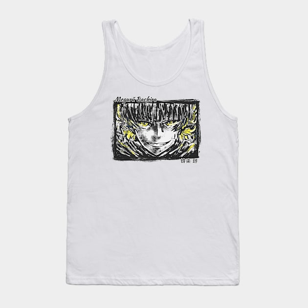 Japanese ink Meguru Bachira Blue lock Tank Top by scribble13